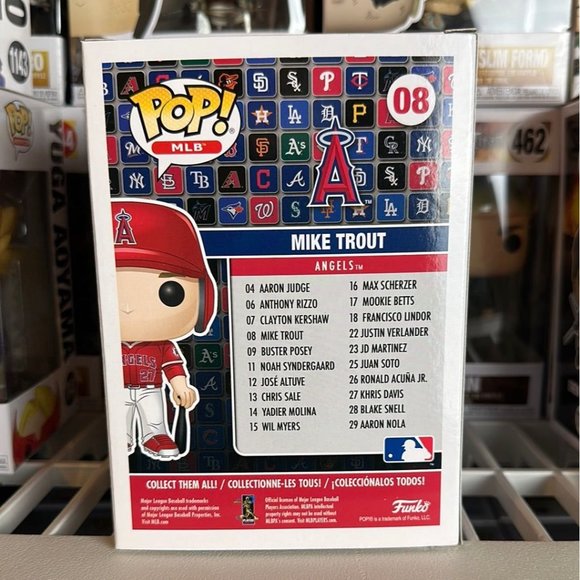 Funko Pop! MLB Mike Trout Angels Baseball Figure #08! - Picture 3 of 7